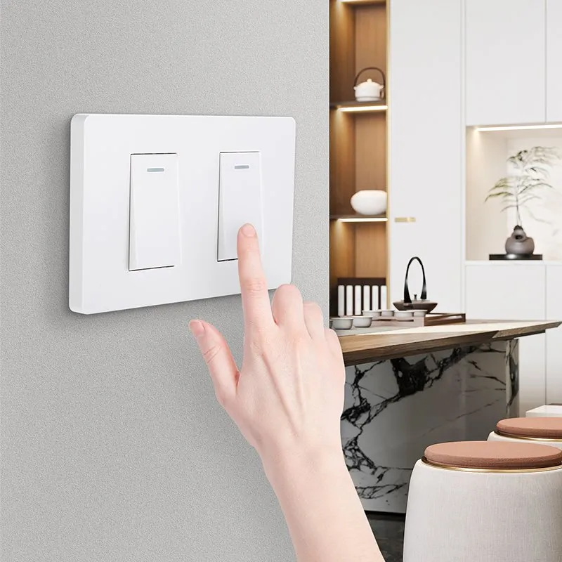 Выключатель света Wi-Fi 2-х канальный